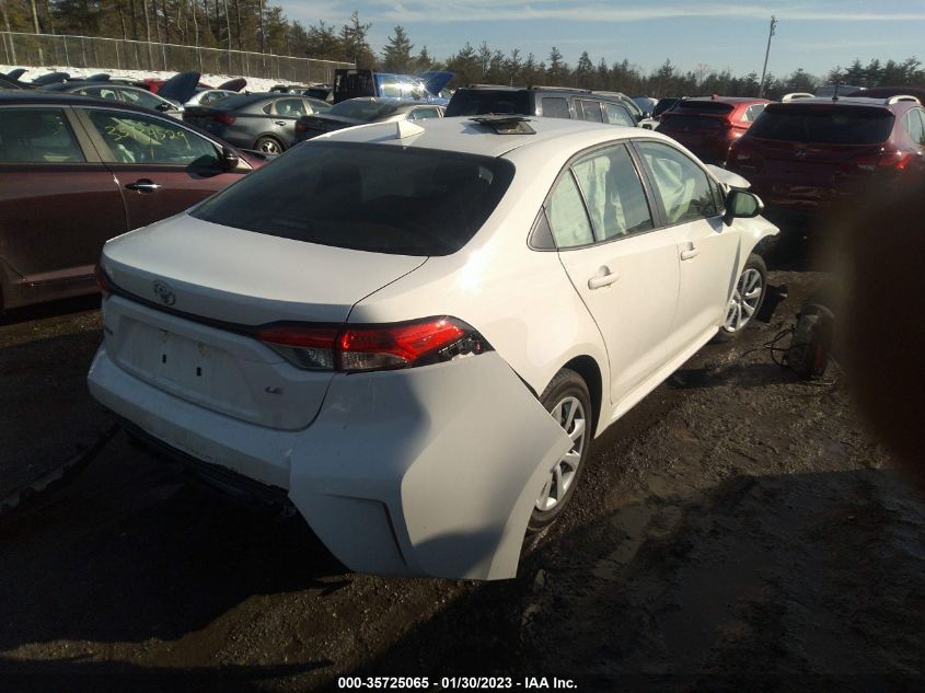 2022 TOYOTA COROLLA LE VIN: JTDEPMAE7N3008671