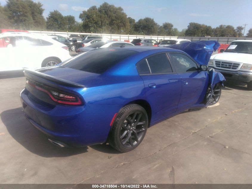 2022 DODGE CHARGER SXT VIN: 2C3CDXBG6NH208573