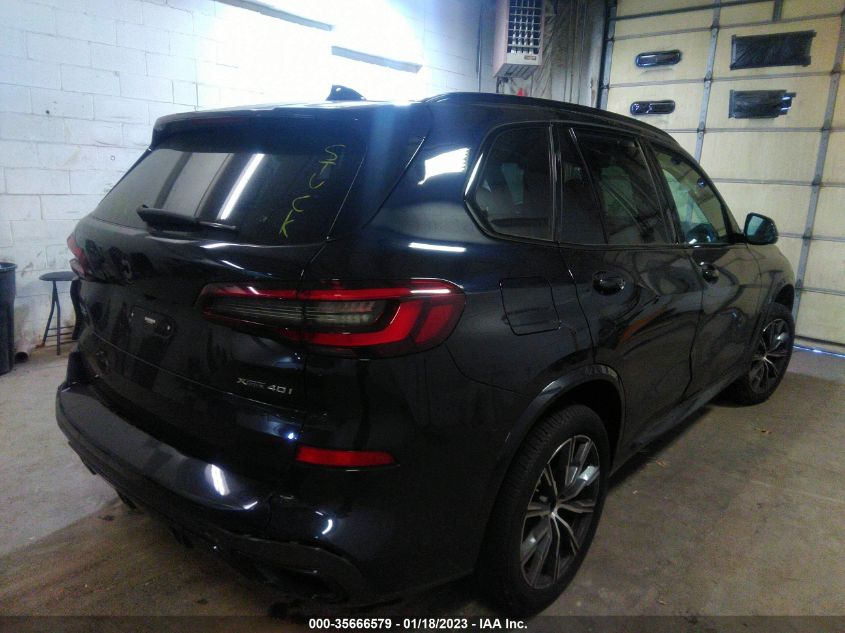 2022 BMW X5 XDRIVE40I VIN: 5UXCR6C05N9K43600
