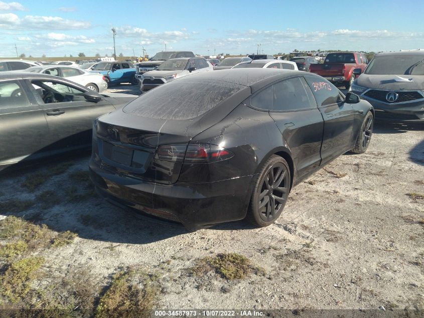 2022 TESLA MODEL S VIN: 5YJSA1E51NF486200