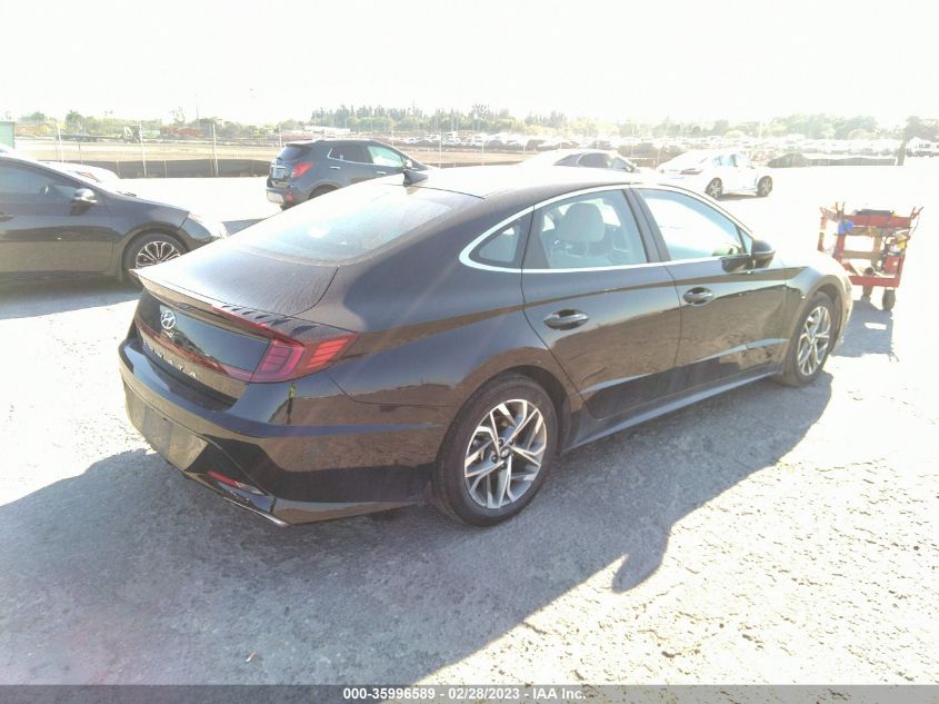 2022 HYUNDAI SONATA SEL VIN: KMHL64JA0NA205213
