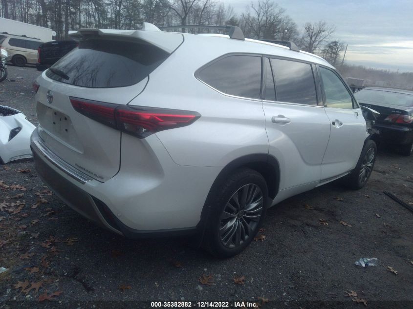 2020 TOYOTA HIGHLANDER PLATINUM VIN: 5TDFZRBH5LS007521