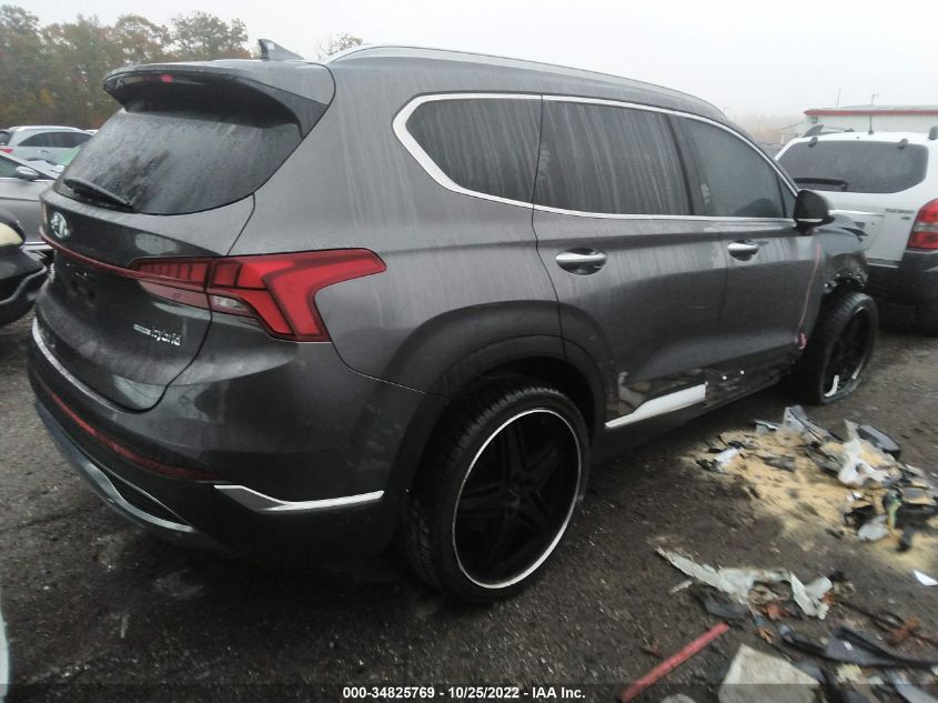 2021 HYUNDAI SANTA FE HYBRID BLUE VIN: KM8S2DA13MU006077