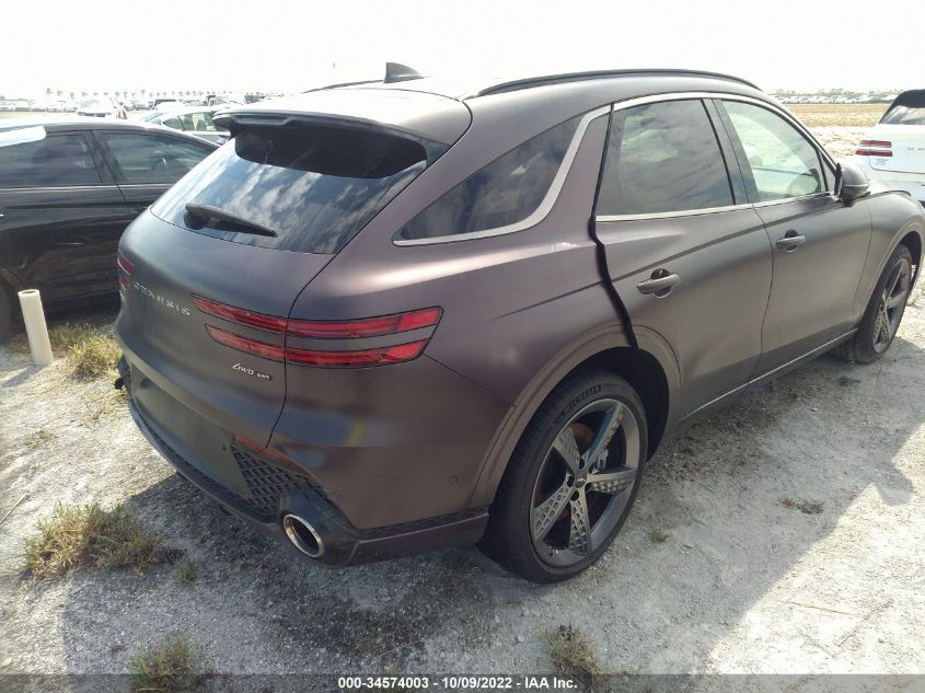2022 GENESIS GV70 3.5T SPORT VIN: KMUMCDTC0NU037293