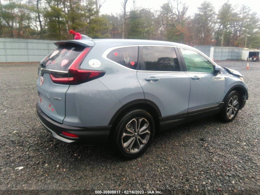2022 HONDA CR-V EX-L VIN: 5J6RW2H84NA013583