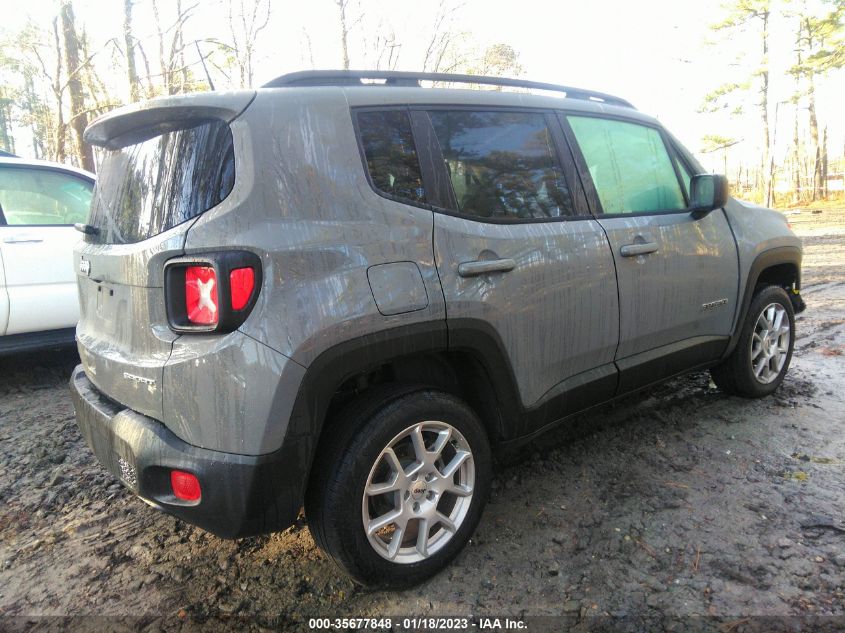 2022 JEEP RENEGADE SPORT VIN: ZACNJDA10NPN49424