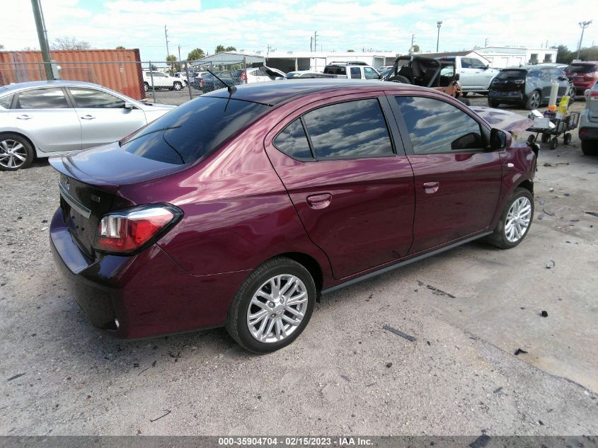 2022 MITSUBISHI MIRAGE G4 ES/LE/BLACK EDITION VIN: ML32FUFJ6NHF08910