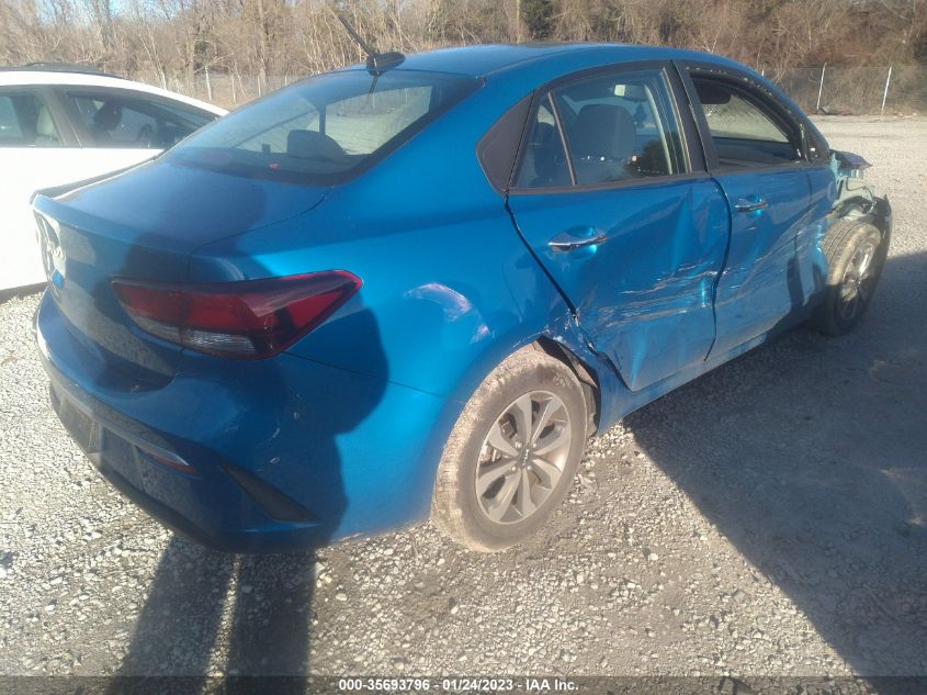 2022 KIA RIO S VIN: 3KPA24AD0NE453945