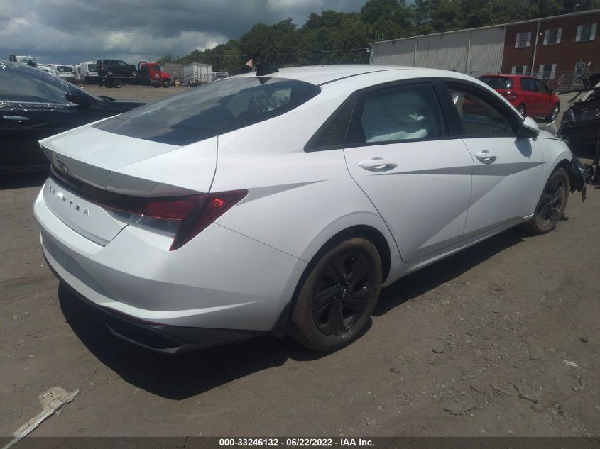 2022 HYUNDAI ELANTRA SEL VIN: 5NPLS4AG9NH054871