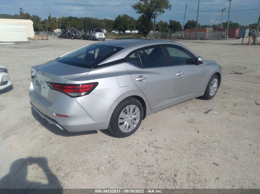 2022 NISSAN SENTRA S VIN: 3N1AB8BV7NY288069