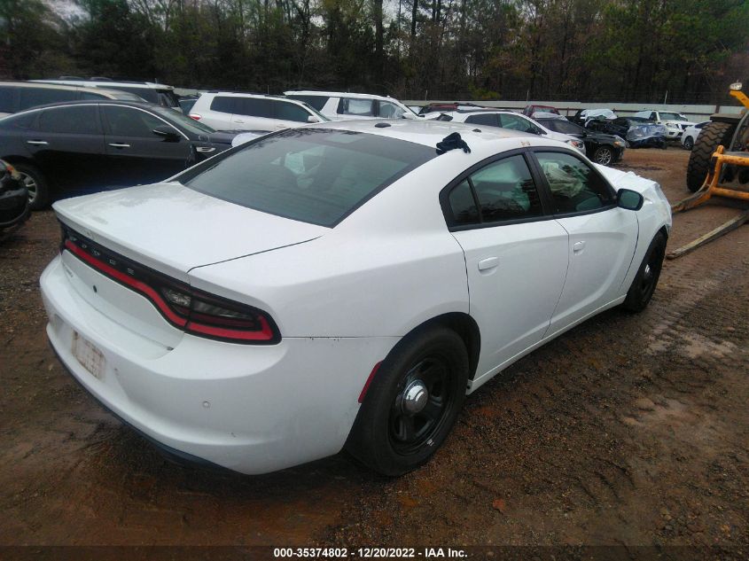 2021 DODGE CHARGER POLICE VIN: 2C3CDXAT4MH523210