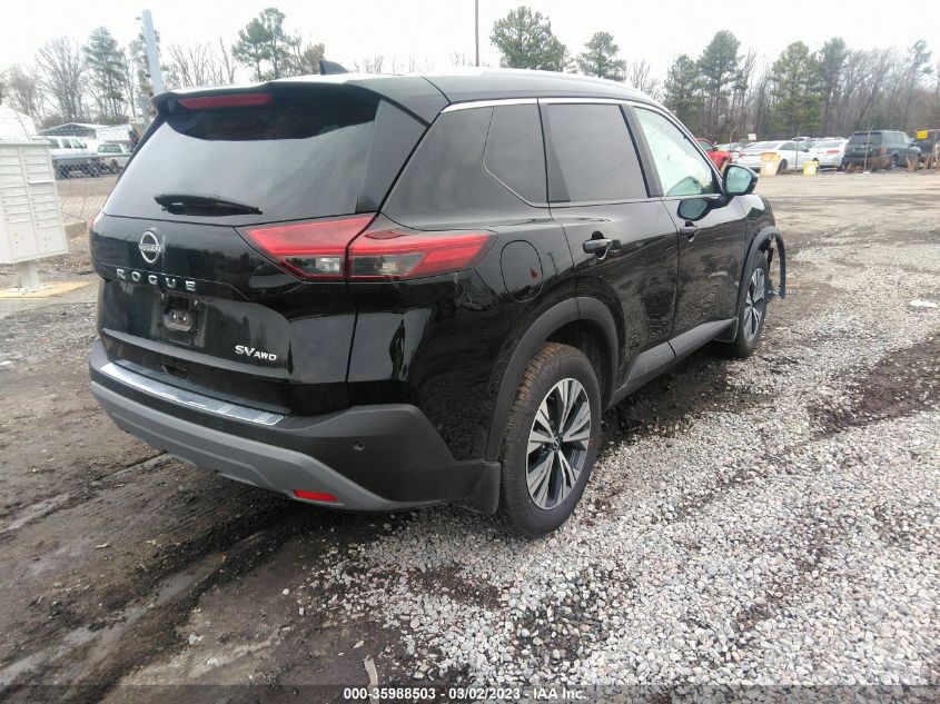 2022 NISSAN ROGUE SV VIN: JN8BT3BB5NW338082