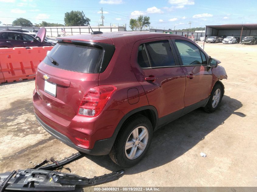 2022 CHEVROLET TRAX LS VIN: KL7CJNSM1NB515430
