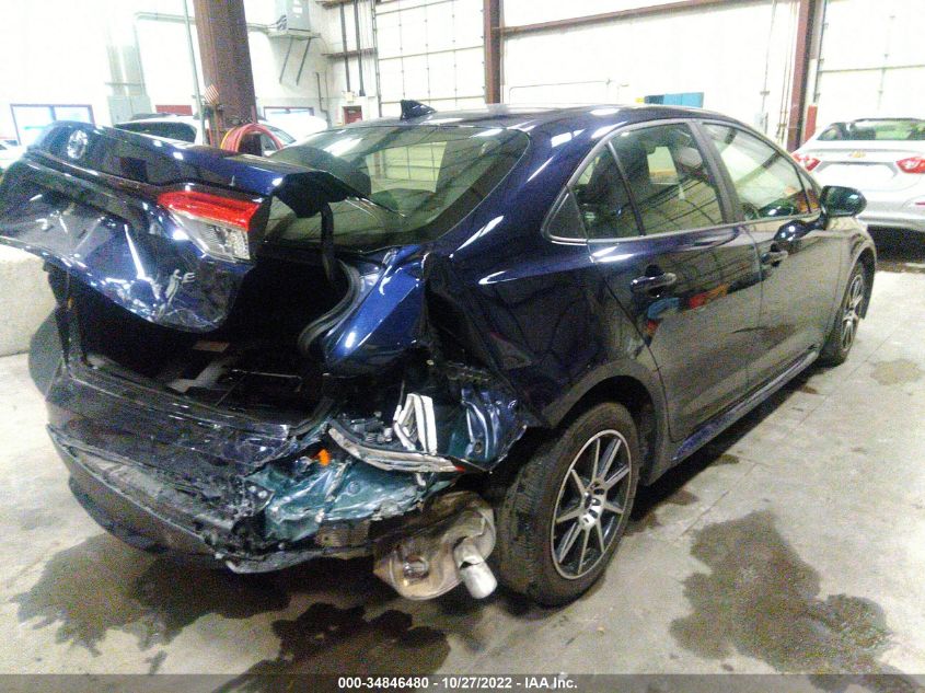 2021 TOYOTA COROLLA LE VIN: JTDEPMAE3MJ167617