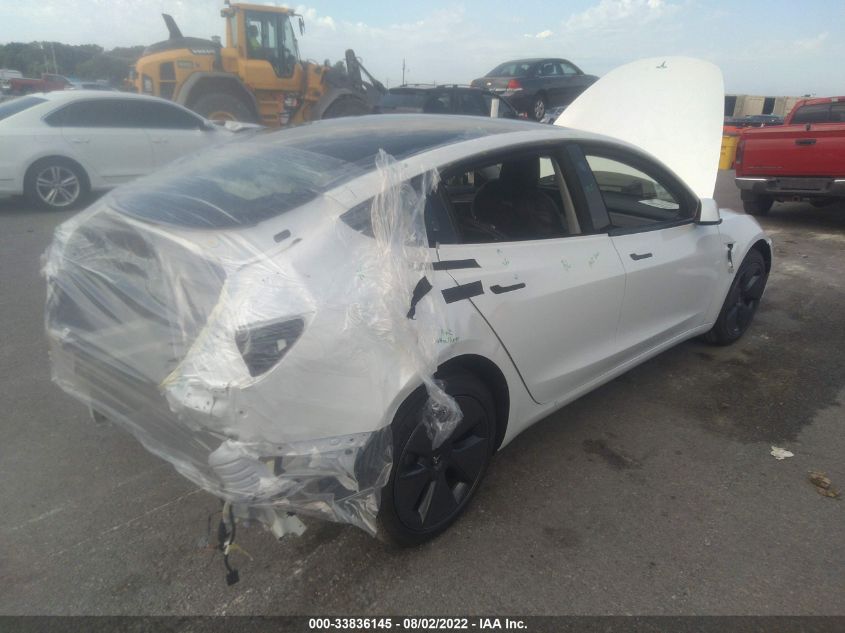 2022 TESLA MODEL 3 LONG RANGE VIN: 5YJ3E1EB6NF268591