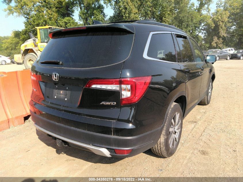 2021 HONDA PILOT EX-L VIN: 5FNYF6H53MB076341