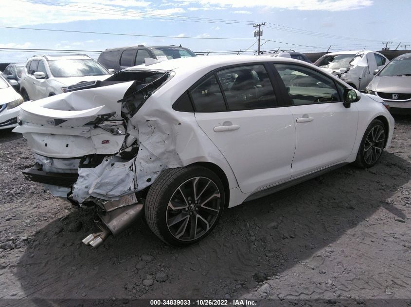 2022 TOYOTA COROLLA SE/SE NIGHTSHADE/APEX SE VIN: JTDS4MCE3NJ088345