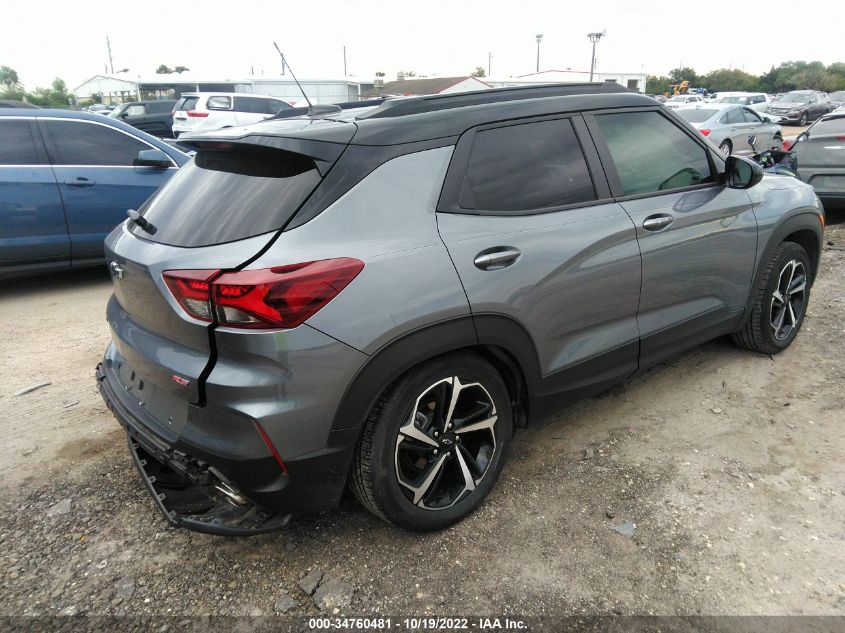 2021 CHEVROLET TRAILBLAZER RS VIN: KL79MTSL7MB086340