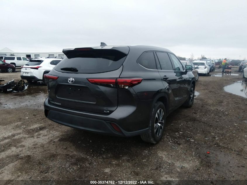2020 TOYOTA HIGHLANDER XLE VIN: 5TDGZRAH3LS002680