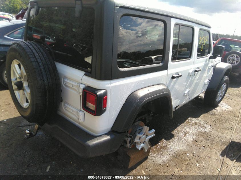 2022 JEEP WRANGLER UNLIMITED SPORT S VIN: 1C4HJXDG6NW134015