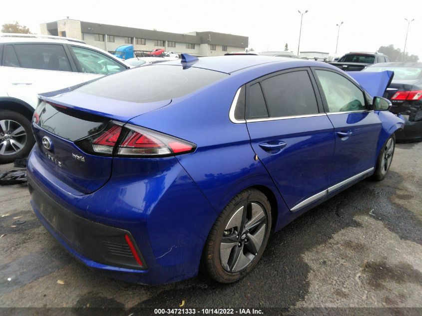 2022 HYUNDAI IONIQ HYBRID SEL VIN: KMHC85LC1NU281357