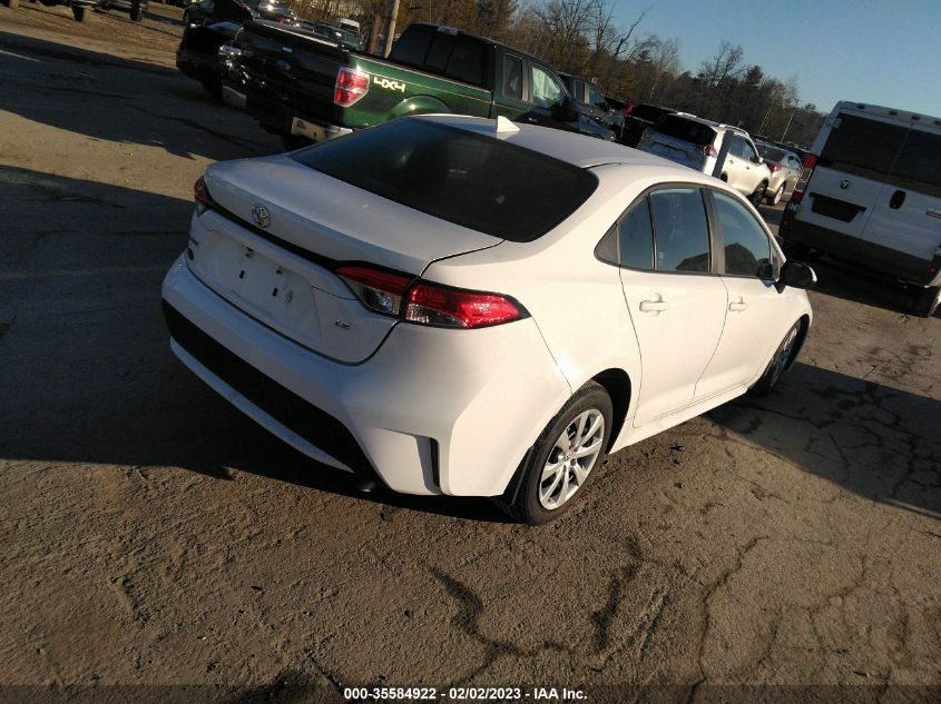 2022 TOYOTA COROLLA LE VIN: 5YFEPMAEXNP292529