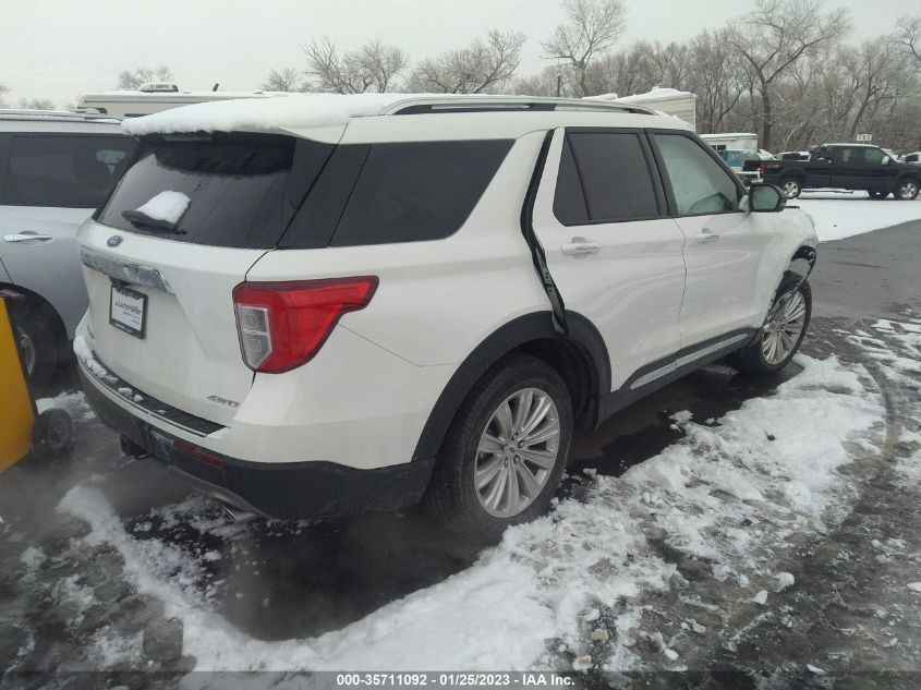 2022 FORD EXPLORER LIMITED VIN: 1FMSK8FH9NGC48160