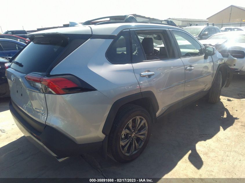2022 TOYOTA RAV4 HYBRID LIMITED VIN: 4T3D6RFVXNU077713