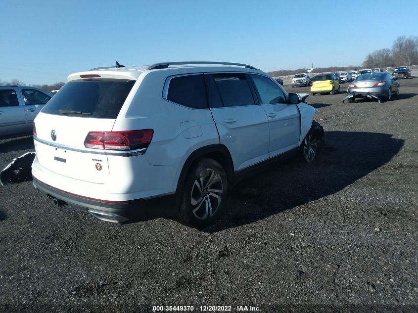 2021 VOLKSWAGEN ATLAS 3.6L V6 SEL PREMIUM VIN: 1V2TR2CA4MC516318