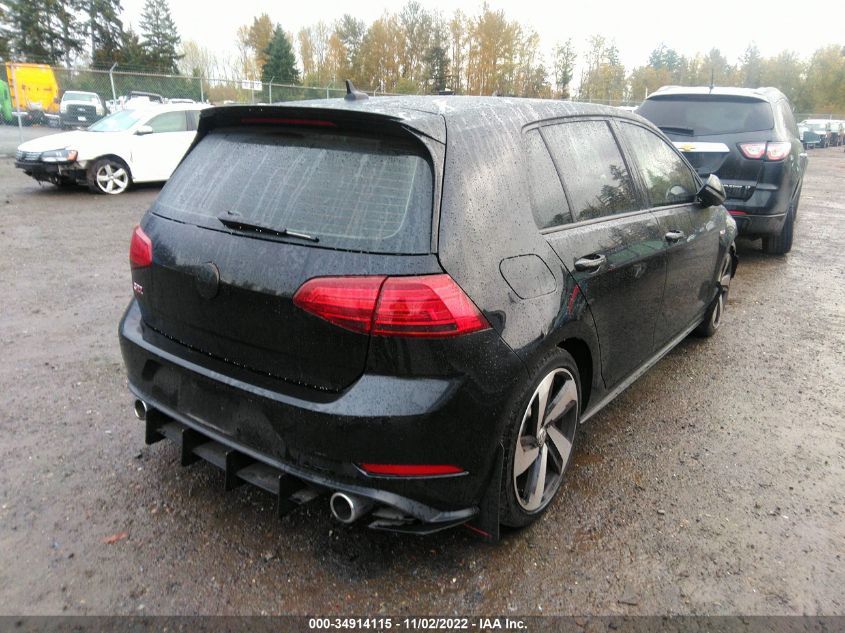 2021 VOLKSWAGEN GOLF GTI S/SE/AUTOBAHN VIN: 3VW6T7AU4MM004239
