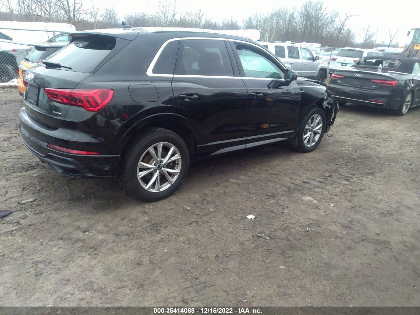 2021 AUDI Q3 S LINE PREMIUM VIN: WA1DECF32M1031704
