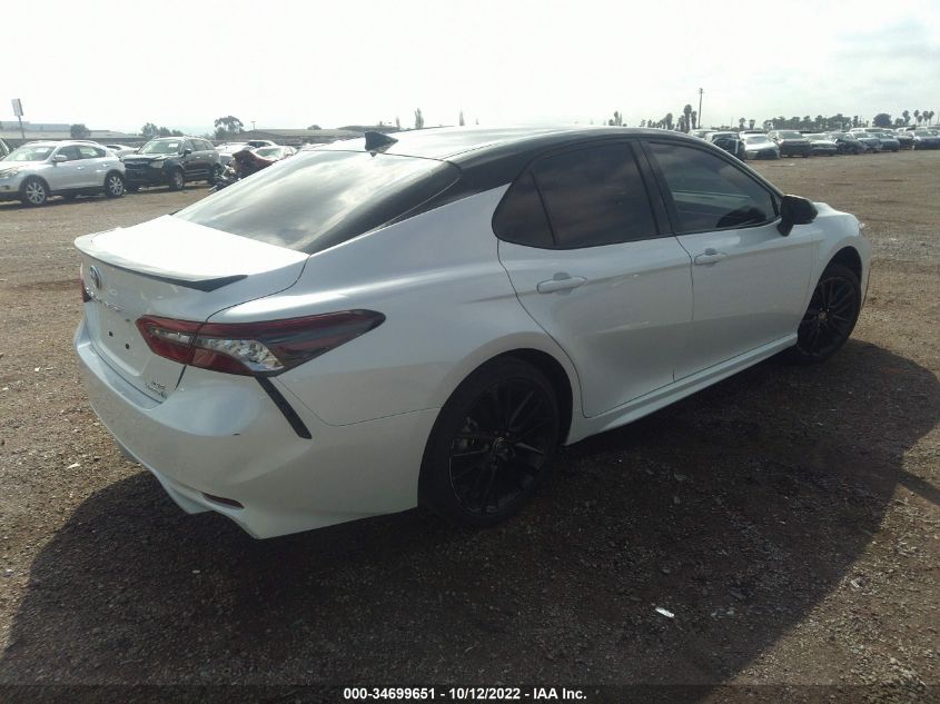 2022 TOYOTA CAMRY HYBRID XSE VIN: 4T1K31AK3NU035780