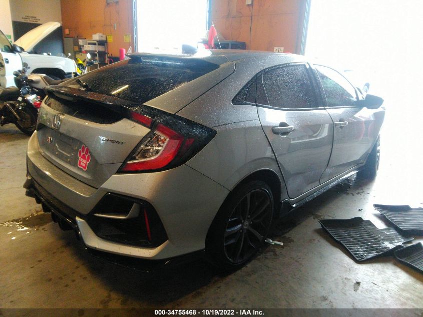 2021 HONDA CIVIC HATCHBACK SPORT VIN: SHHFK7H45MU228716
