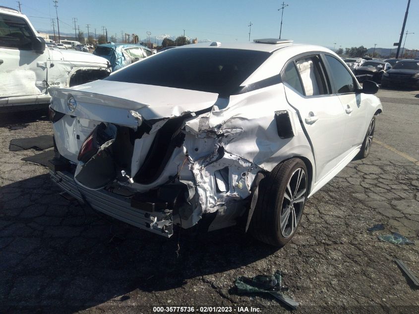 2022 NISSAN SENTRA SR VIN: 3N1AB8DV8NY317379