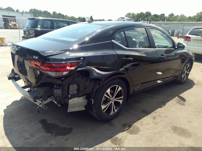 2022 NISSAN SENTRA SV VIN: 3N1AB8CVXNY271541