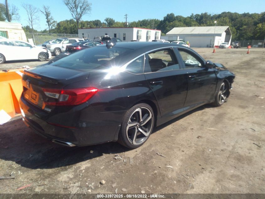 2022 HONDA ACCORD SEDAN SPORT SE VIN: 1HGCV1F46NA052072