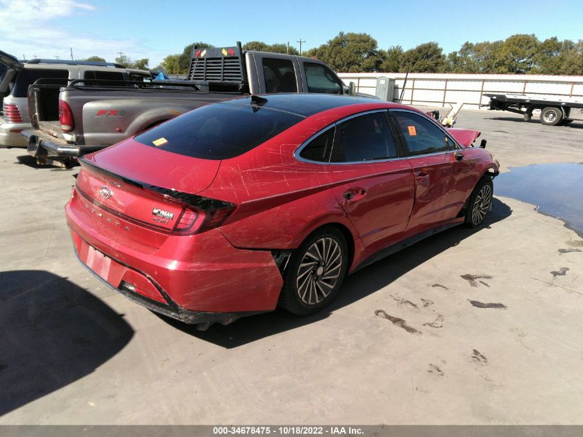 2021 HYUNDAI SONATA HYBRID LIMITED VIN: KMHL54JJ6MA027146