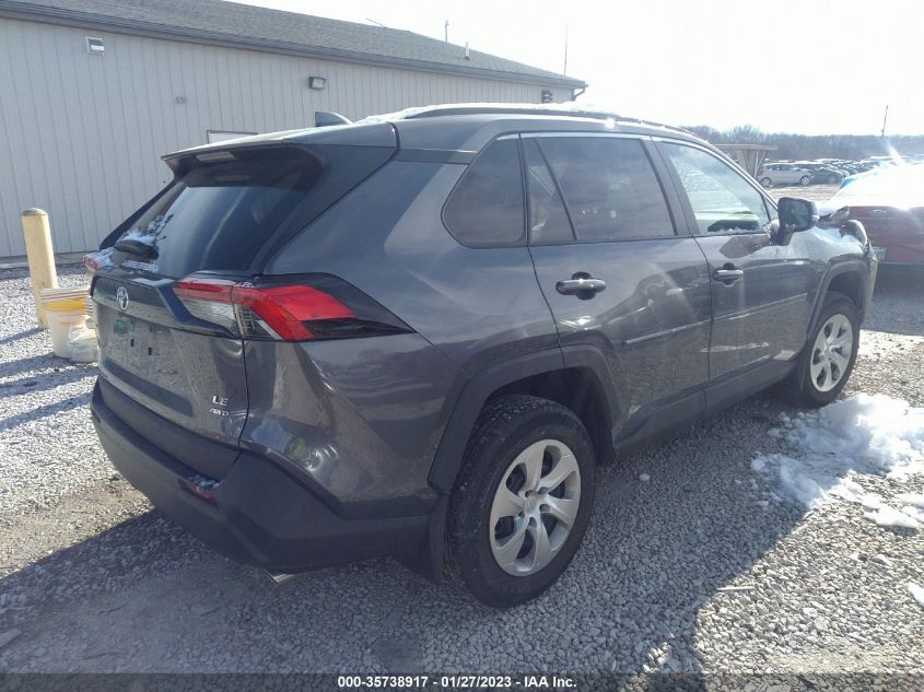 2021 TOYOTA RAV4 LE VIN: 2T3G1RFV9MC174719