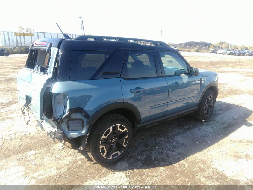 2022 FORD BRONCO SPORT OUTER BANKS VIN: 3FMCR9C60NRD48536