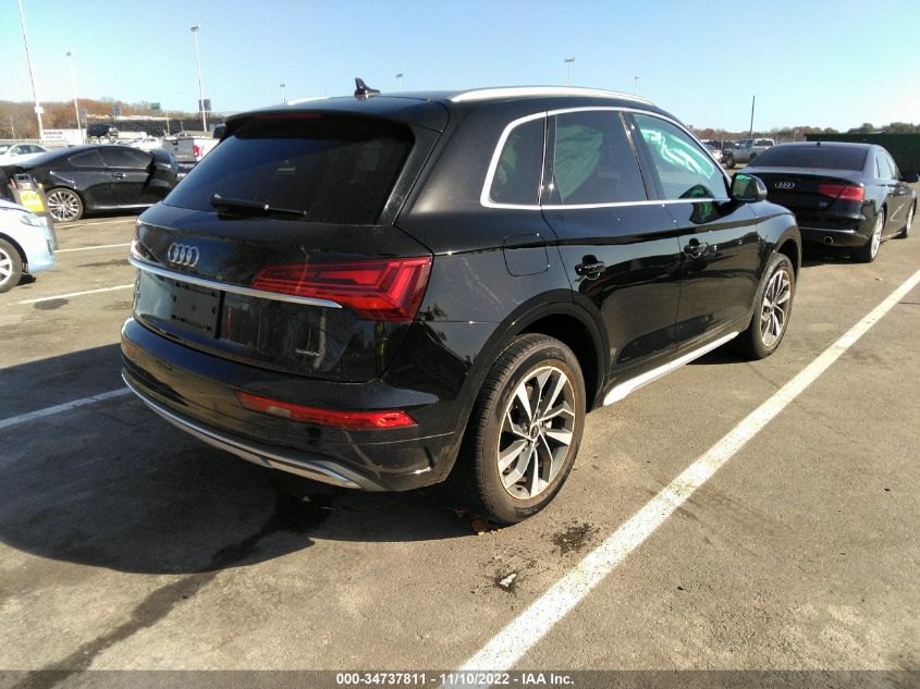 2021 AUDI Q5 PREMIUM PLUS VIN: WA1BAAFY4M2136936