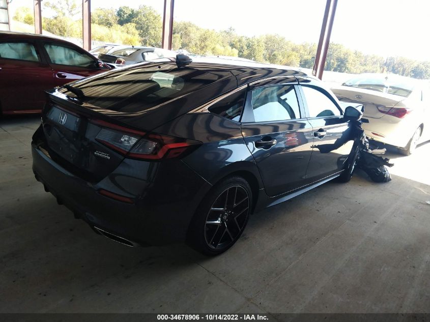 2022 HONDA CIVIC HATCHBACK SPORT TOURING VIN: 19XFL1H81NE006082