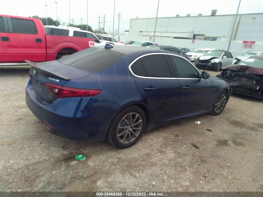 2020 ALFA ROMEO GIULIA VIN: ZARFAMAN2L7631410