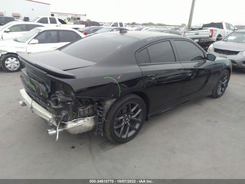 2022 DODGE CHARGER GT VIN: 2C3CDXHG1NH114267