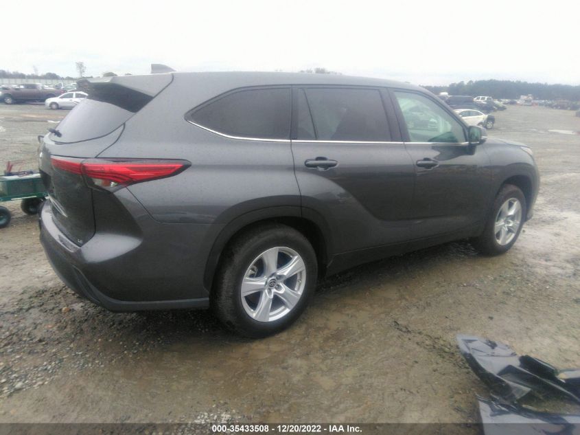 2021 TOYOTA HIGHLANDER L/LE VIN: 5TDZZRAH5MS046836