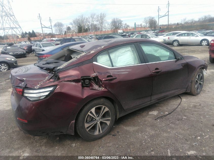 2022 NISSAN SENTRA SV VIN: 3N1AB8CV7NY229523