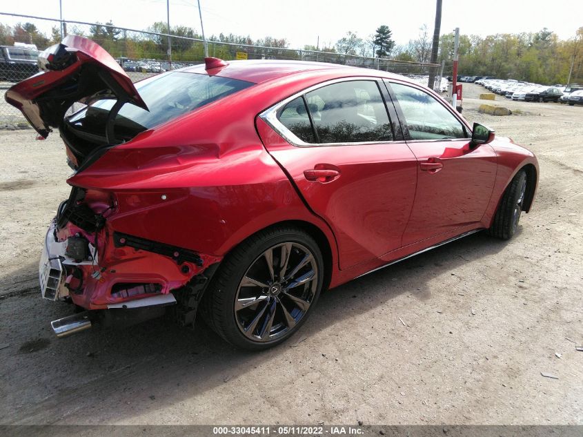 2022 LEXUS IS IS 350 F SPORT VIN: JTHGZ1E27N5023269