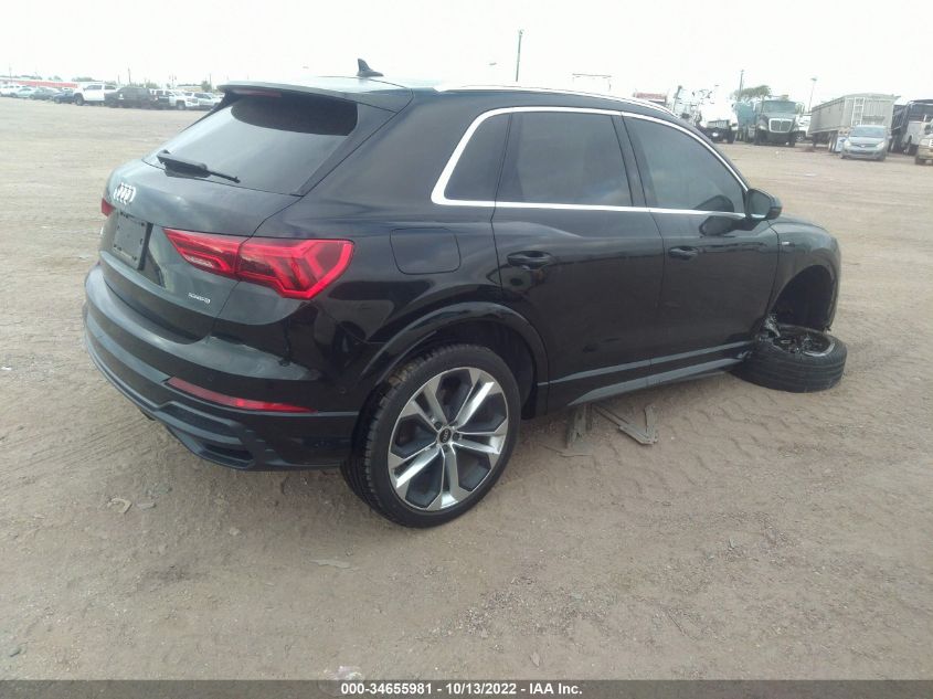 2021 AUDI Q3 S LINE PREMIUM PLUS VIN: WA1EECF39M1132890