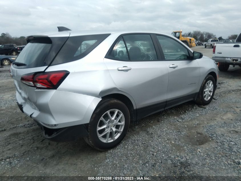 2022 CHEVROLET EQUINOX LS VIN: 3GNAXHEV1NS106564