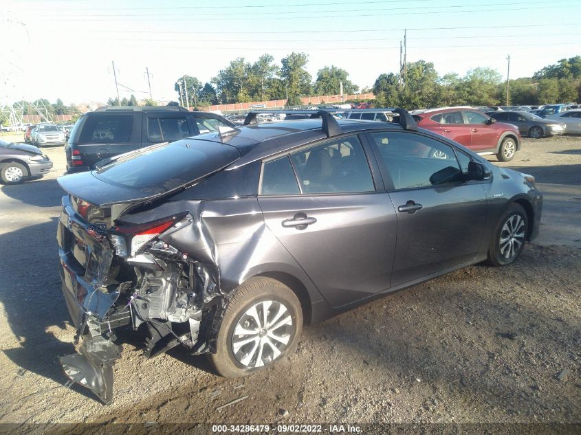 2022 TOYOTA PRIUS LE/XLE/NIGHTSHADE VIN: JTDL9MFU2N3038954