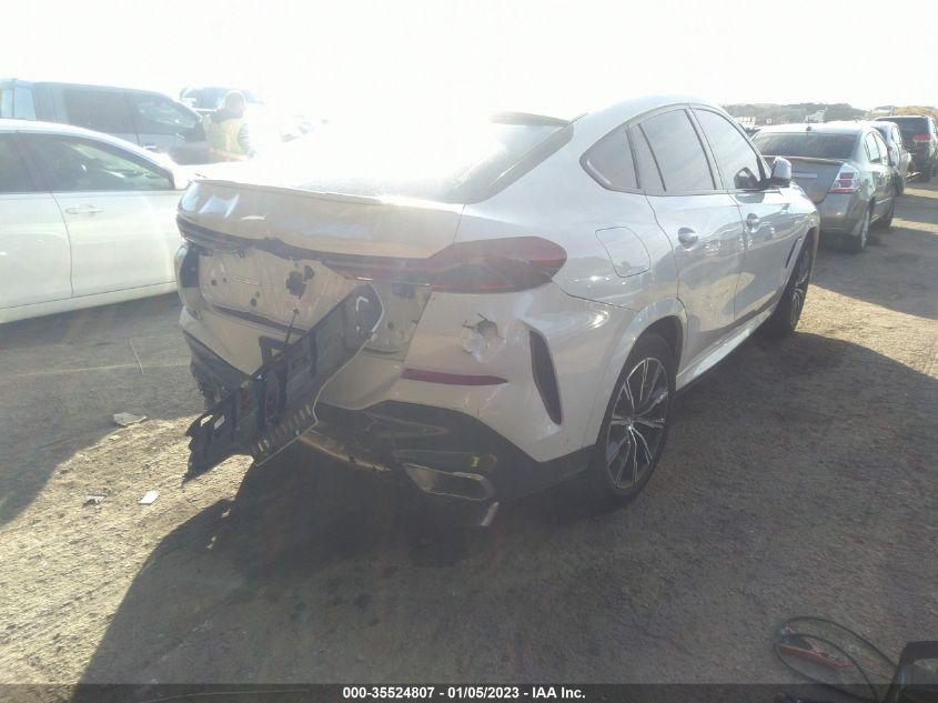 2023 BMW X6 XDRIVE40I VIN: 5UXCY6C08P9N44478